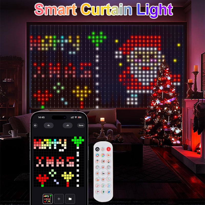 Home Decor Free App - 2025 Bluetooth lumières de noël intelligentes