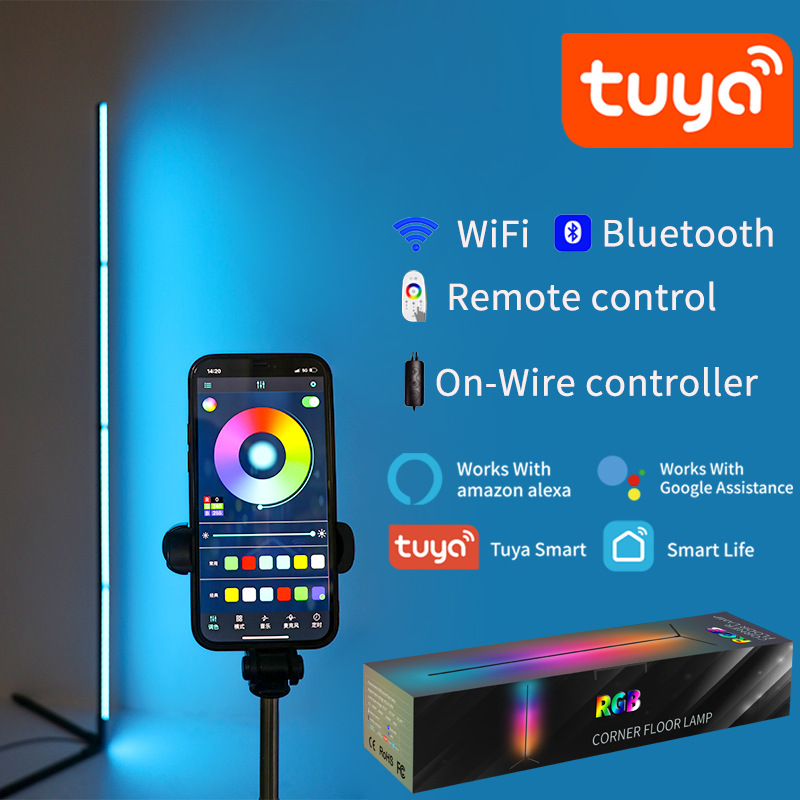 Home Decor Free App - Lampe sur pied LED RGBIC Tuya