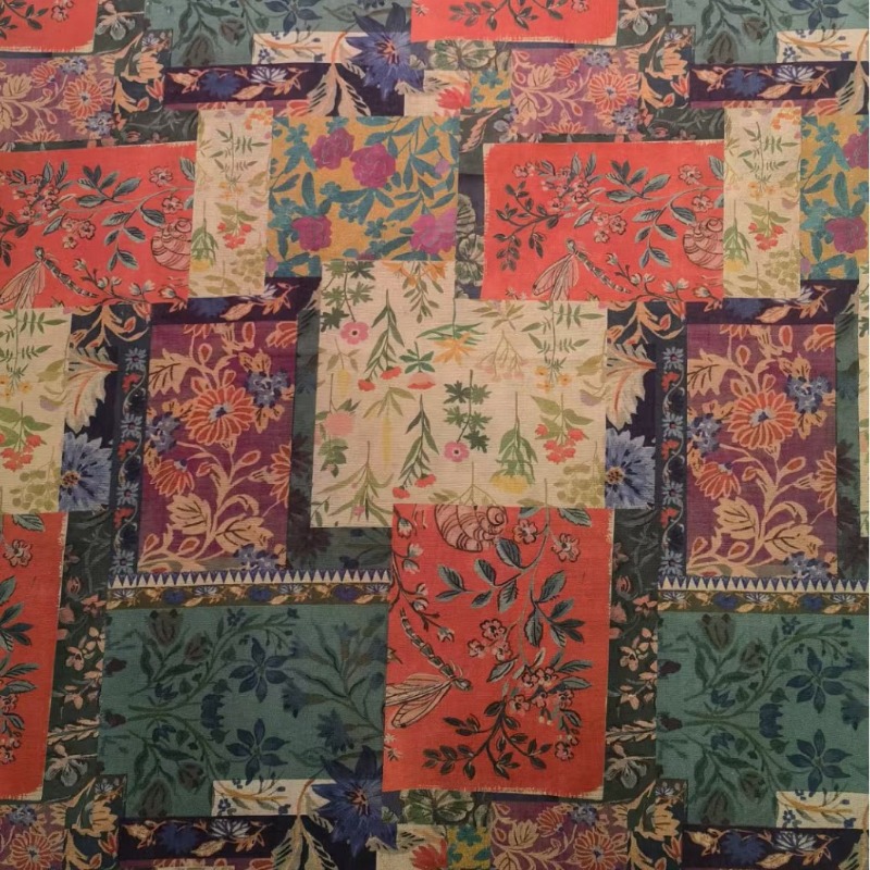 Tissu imprimé en coton et lin  - Linen Table Runner avis et prix