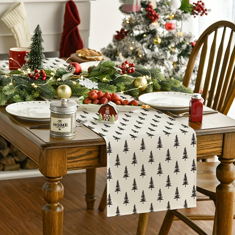 Chemin de Table Simple pour ar - Linen Table Runner avis et prix
