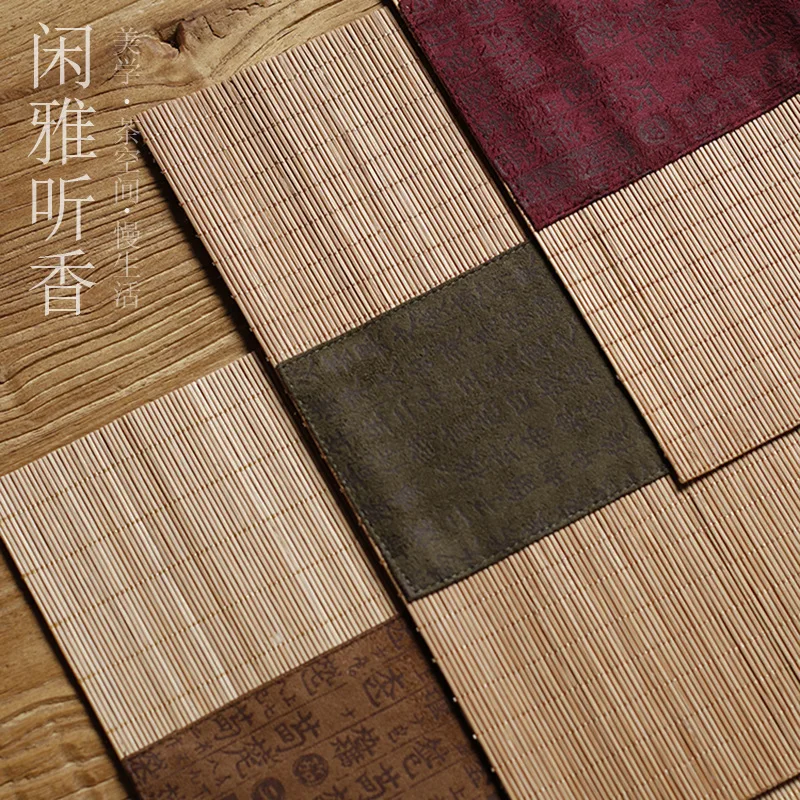 Tapis de thé en bambou, chemin - Linen Table Runner avis et prix