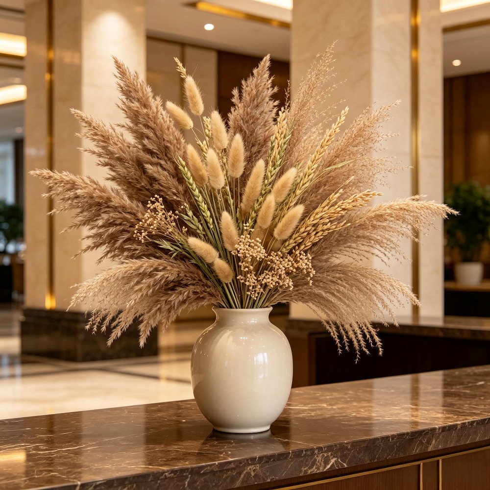 1 Bouquet de fleurs séchées mé - Pampas Grass Decor avis et prix
