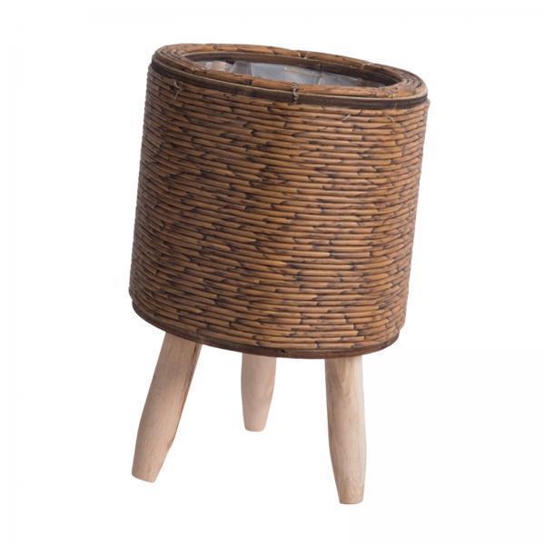 2x Paniers tissés sur pieds po - Rattan Plant Basket avis et prix