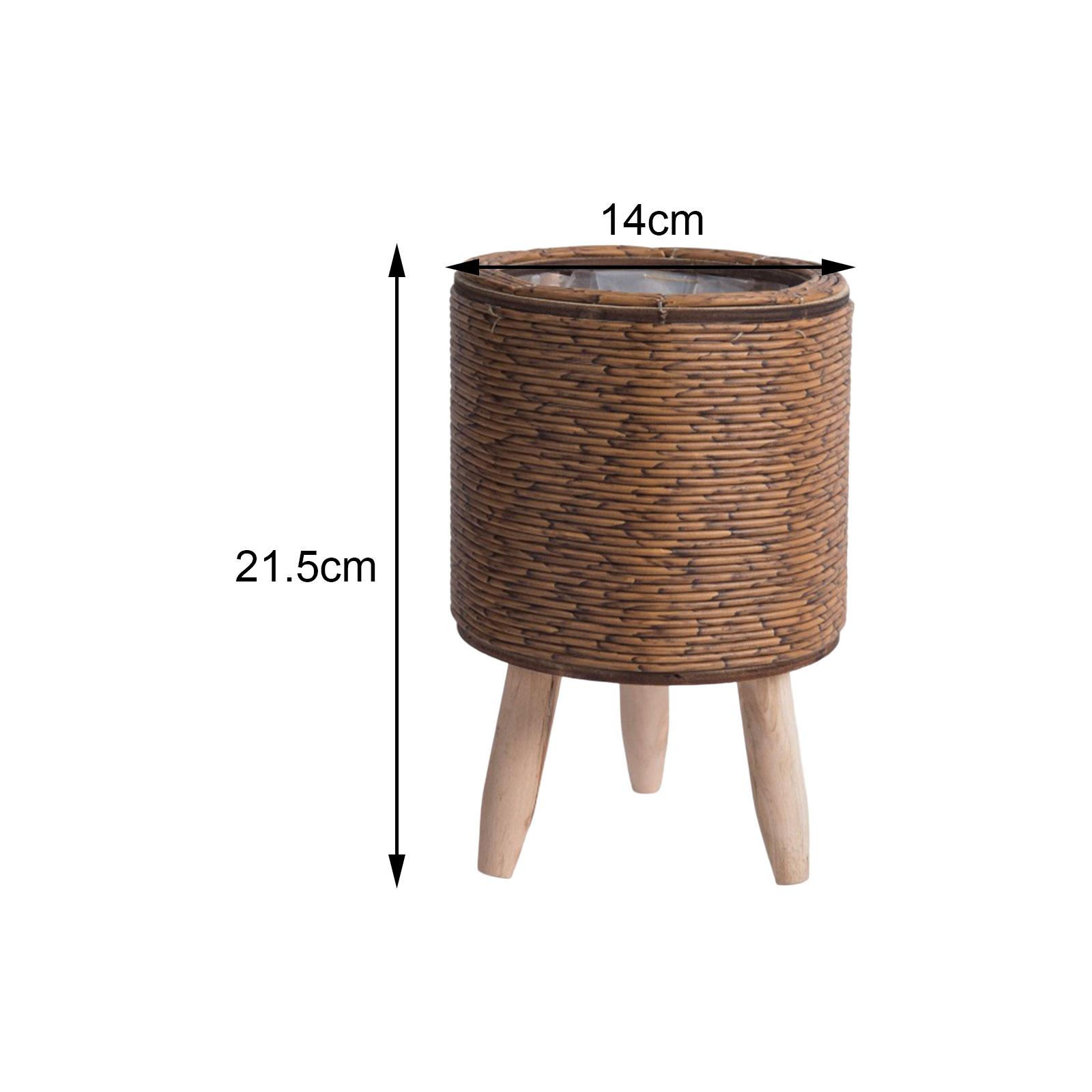 2x Paniers tissés sur pieds po - Rattan Plant Basket avis et prix