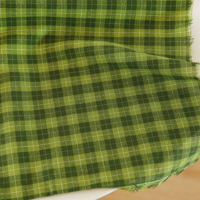 Nappe à carreaux vert nostalgi - Linen Table Runner avis et prix
