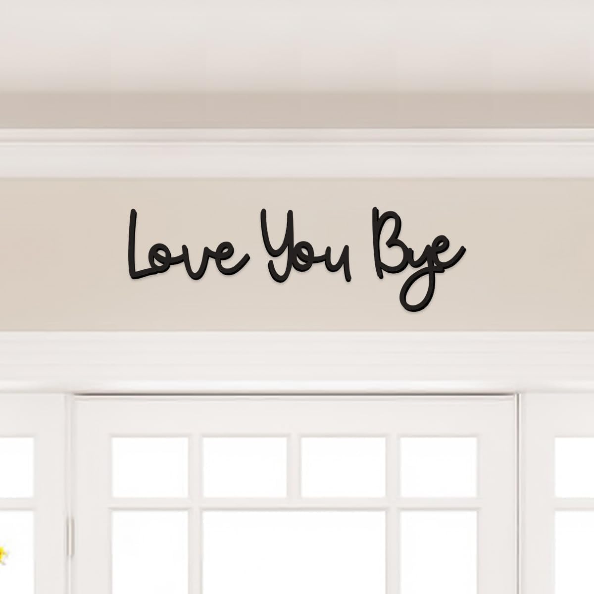 Love You Bye – panneau en bois - Home Decor Y2K avis et prix