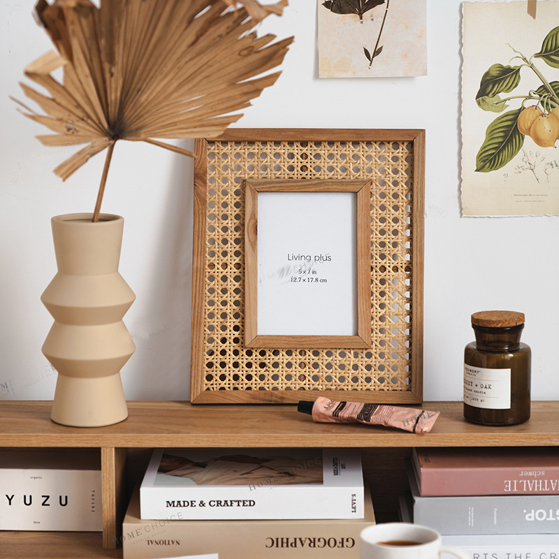 Cadre Photo Nordique en Bois M - Bamboo Photo Frame avis et prix