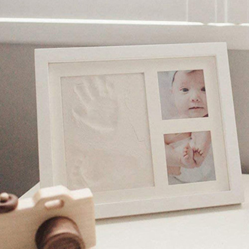 Kit d'empreintes de mains et d - Bamboo Photo Frame avis et prix